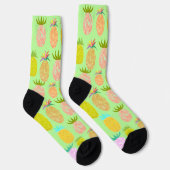 Chaussette Juicy Pineapple Lime Pattern (Droite)