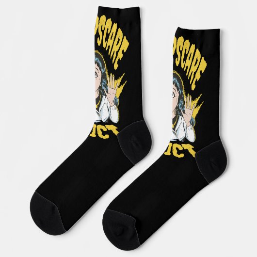 Chaussette Jumpscare Addict (Gauche)