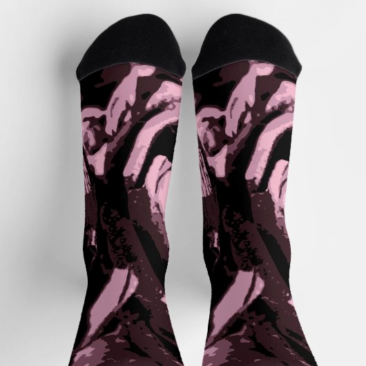 Chaussette Juste quelques Roses (Haut)