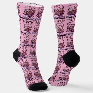 Chaussette Juste un chapitre de plus - Amateur de livres flor