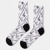 Chaussette Juste Une Synthèse Math Equation Carl Gauss Formul (Gauche)