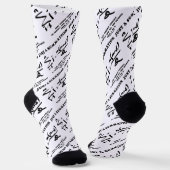 Chaussette Juste Une Synthèse Math Equation Carl Gauss Formul (Angulaire)