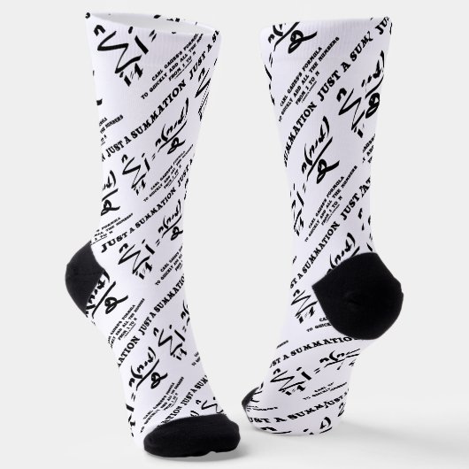 Chaussette Juste Une Synthèse Math Equation Carl Gauss Formul (Angulaire)