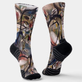 Chaussette Kandinsky Composition Peinture Abstraite (Angulaire)