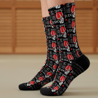 Chaussette Kanji de Judo, Judoka, motif de portes Torii