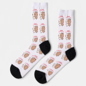 Chaussette Kawaii Panda Bear, couple Animaux (Gauche)