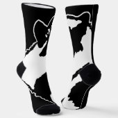 Chaussette Keeshond Graphics - Cute Original Chig Art (Angulaire)