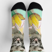 Chaussette Keeshony in Tulips Peinture mignonne Original Chie (Haut)