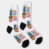 Chaussette Kinda Sweet Kinda Stabby Chaussettes en ananas (Droite)