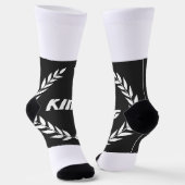 Chaussette KING imprimé avec encre à base d'eau et signature (Angulaire)