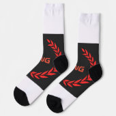 Chaussette KING Style imprimé Écran Premium durable (Gauche)