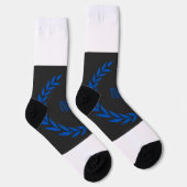 Chaussette KING Text Imprimé, même étiré (Droite)