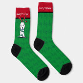 Chaussette KiniArt Havanese Renne Noël (Droite)