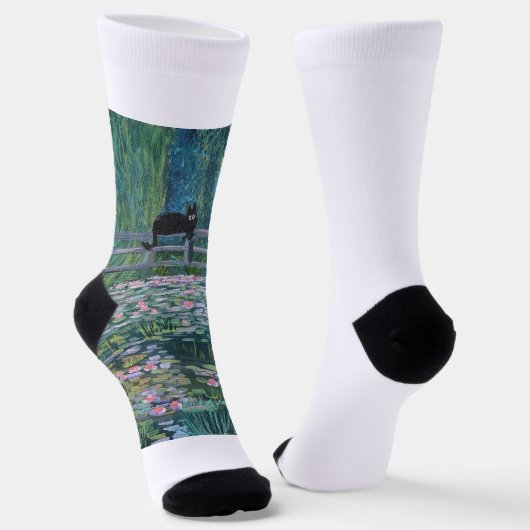 Chaussette Kitty à Monet (Angulaire)