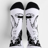 Chaussette Kitty Chat Art (Haut)