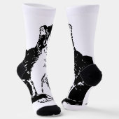 Chaussette Kitty Chat Art (Angulaire)