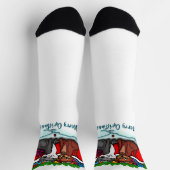 Chaussette Kitty et chiot, Happy XMas (Haut)