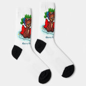 Chaussette Kitty et chiot, Happy XMas (Droite)