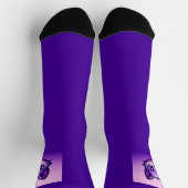 Chaussette Kitty mignon pourpre aussi (Haut)