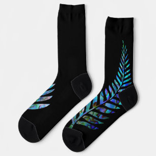 CHAUSSETTE KIWI NEW ZEALAND FERN PAUA SOCKS