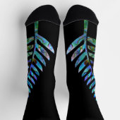 CHAUSSETTE KIWI NEW ZEALAND FERN PAUA SOCKS (Haut)