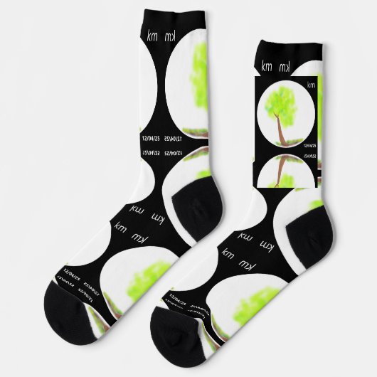 Chaussette km tree painting socks (Gauche)
