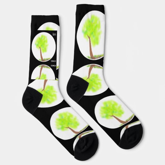 Chaussette km tree painting socks (Droite)
