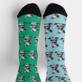 Chaussette Koala mangeant un sandwich Cute Bear (Haut)