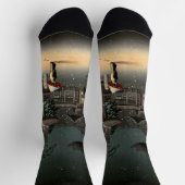 Chaussette Koitsu - Neige au Nezu Shrine (Haut)