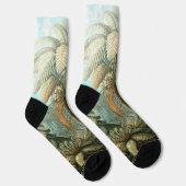 Chaussette Kunstformen der Natur, Filicinae - Ernst Haeckel (Droite)