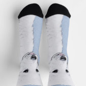 Chaussette Kuvasz Peinture - Cute Original Chien Art (Haut)