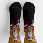 Chaussette La chute de Lucifer par Antonio Maria Esquivel (Haut)