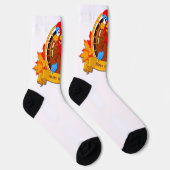 Chaussette La conception amusante de Thanksgiving de style de (Droite)