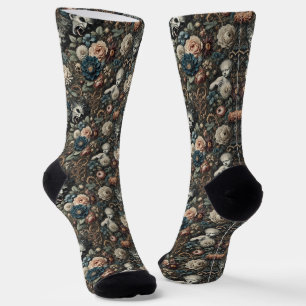 Chaussette La crèche tombée - Tapisserie victorienne gothique