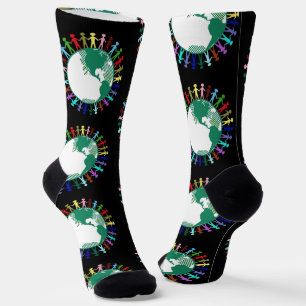 Chaussette La diversité dans le monde