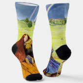 Chaussette La fille aveugle par John Everett Millais (Angulaire)
