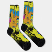 Chaussette La Guitare - Instruments de musique (Droite)