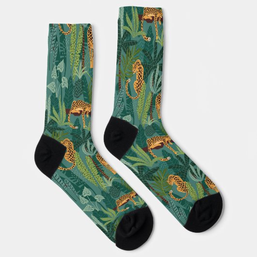 Chaussette La jungle luxuriante du léopard (Droite)