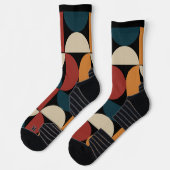 Chaussette La luciole de cuivre moderne du milieu du siècle (Gauche)