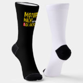 Chaussette La moto rend heureux — la moto infectée (Angulaire)