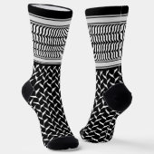 Chaussette La Palestinienne Keffiyeh chaussettes (Angulaire)
