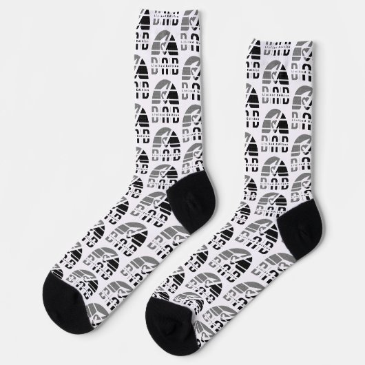 Chaussette La paternité comme émotion visuelle antique : meil (Gauche)