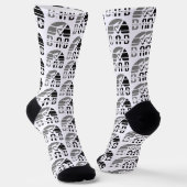 Chaussette La paternité comme émotion visuelle antique : meil (Angulaire)