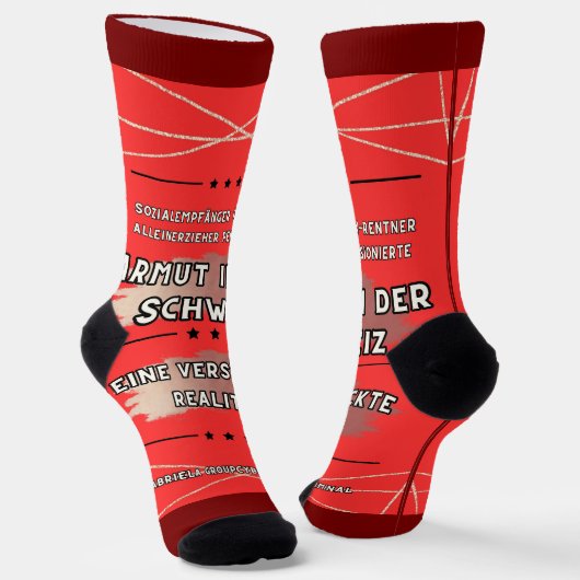 Chaussette "La pauvreté en Suisse: une réalité cachée"* (Angulaire)