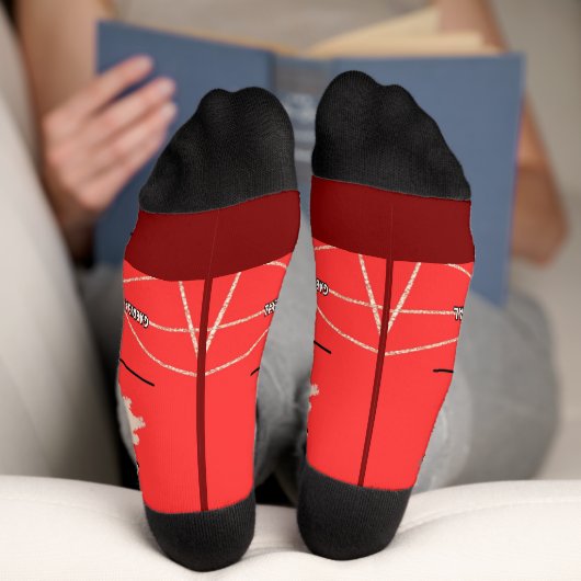 Chaussette "La pauvreté en Suisse: une réalité cachée"* (Fond)