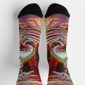 Chaussette La résurgence de Phoenix : Lever de la flamme de l (Haut)