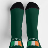 Chaussette La Saint-Patrick Drapeau Irlande Nom Personnalisé (Haut)