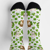 Chaussette La Saint-Patrick Mignon Chat & Trèfle Amoureux des (Haut)