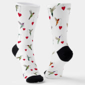 Chaussette La Saint-Valentin des colibris (Angulaire)