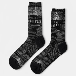 Chaussette La tempête Shakespeare Jouer Chaussettes Littérair